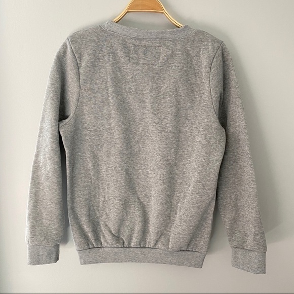 Ugly Sweater Christmas Happy Holidays Gray Fleece Ho Ho Ho Logo Adult Sweater - Picture 2 of 9